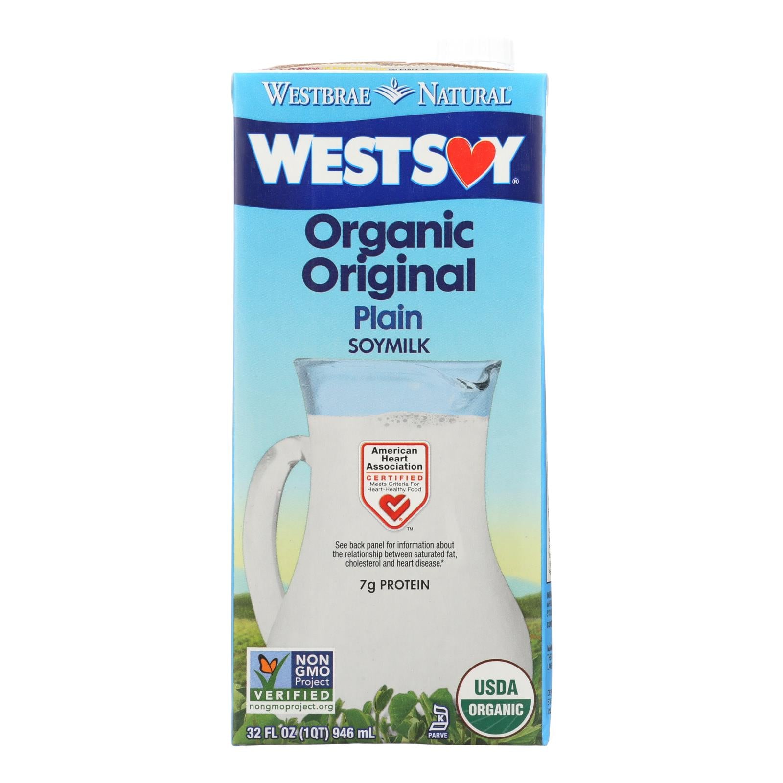 Westsoy Soy Milk - Original - Case Of 12 - 32 Fl Oz. - GreatEagleInc