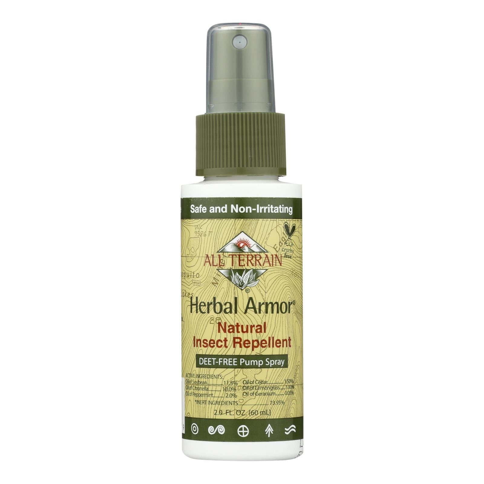 All Terrain - Herbal Armor Natural Insect Repellent - 2 Fl Oz - GreatEagleInc