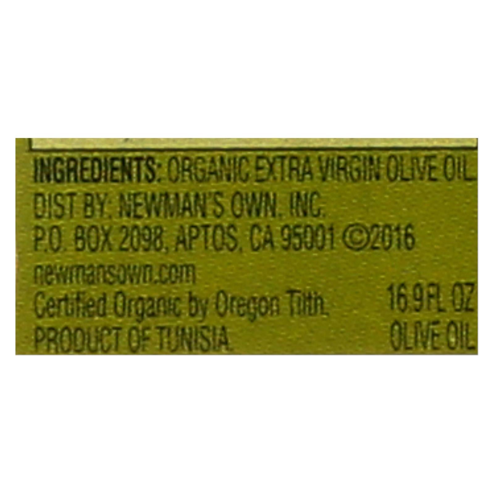 Newman's Own Organics Organic Olive Oil  - Case Of 6 - 16.9 Fl Oz. - GreatEagleInc