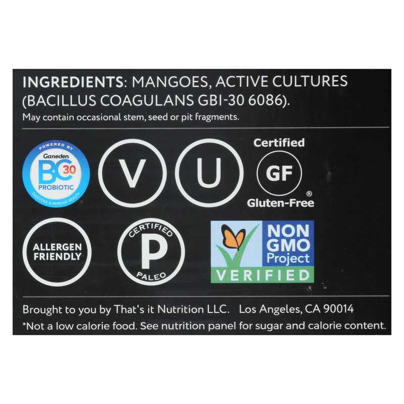 That's It - Probiotic Fruit Bar Mango - Case Of 12 - 1.2 Oz - GreatEagleInc