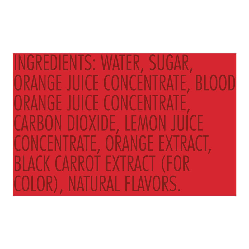 San Pellegrino - Sparkling Beverage Aranciata Rossa - Case Of 4-6/11.15z - GreatEagleInc