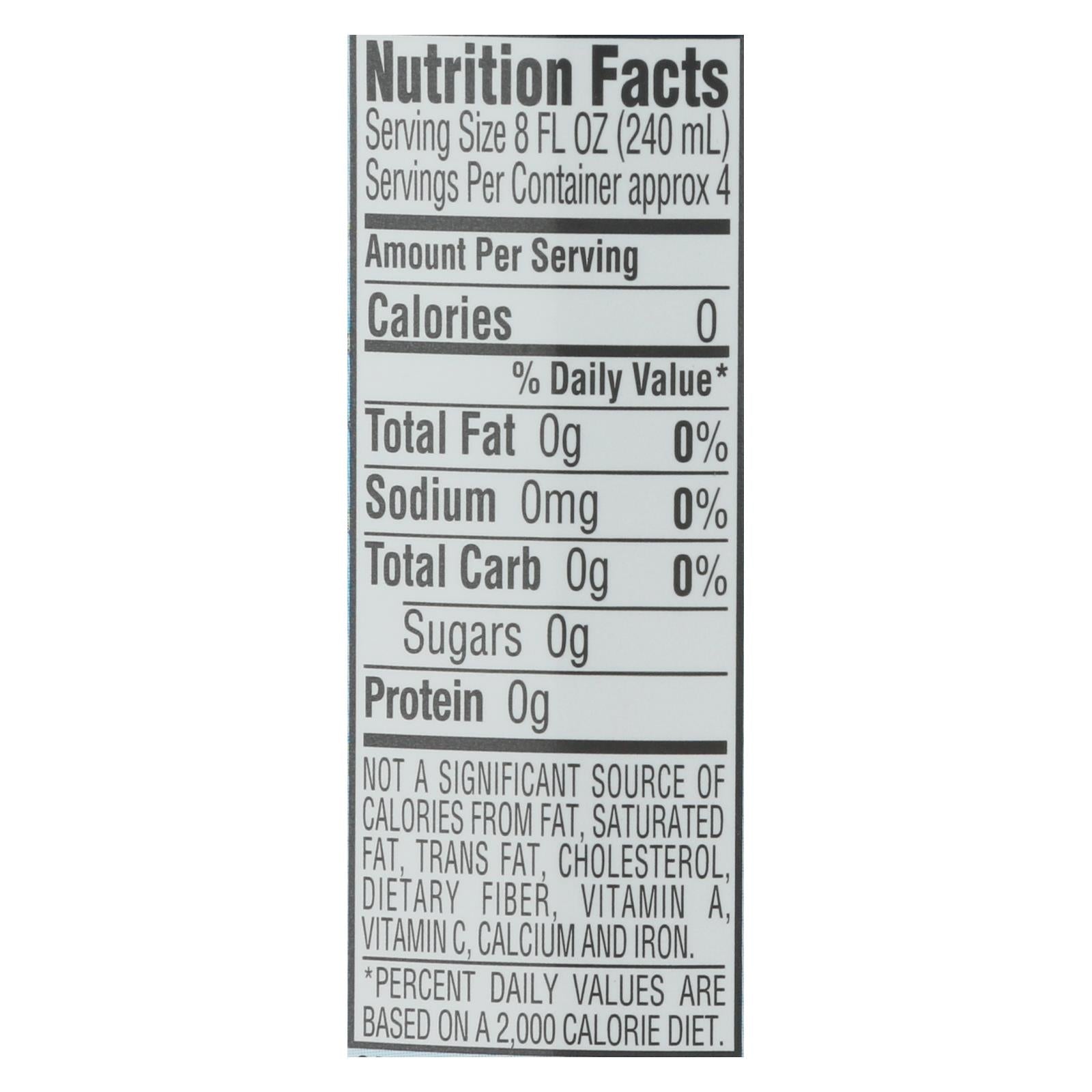 Ice Mountain - Sparkling Water - Simply Bubbles - Case Of 12 - 33.8 Fl Oz. - GreatEagleInc