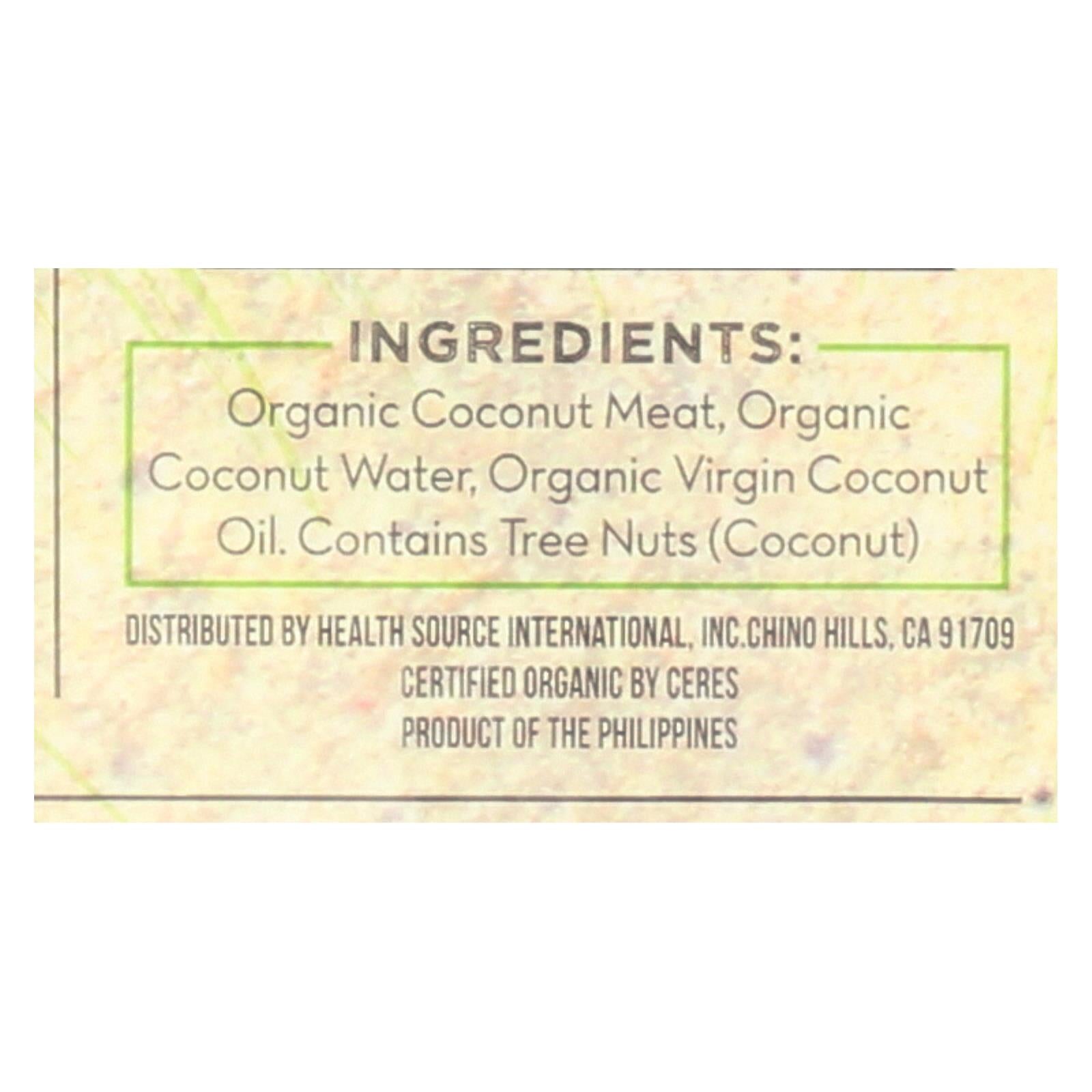 Nuco Original Organic Coconut Wraps  - Case Of 12 - 2.47 Oz - GreatEagleInc