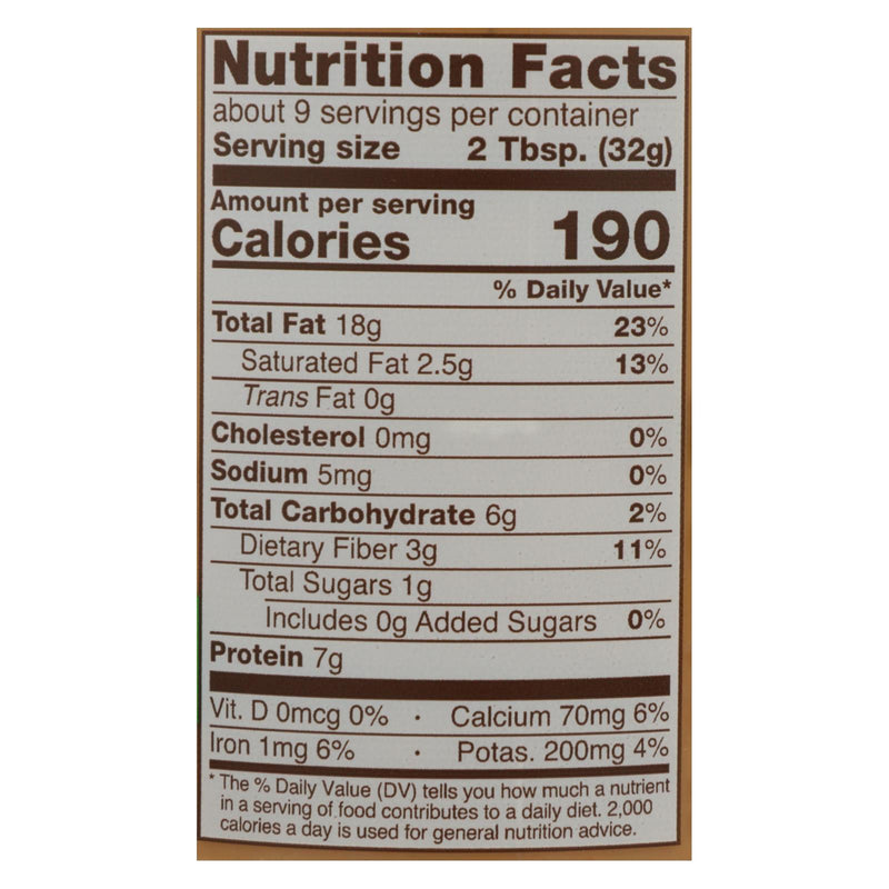 Barney Butter Almond Butter - Bare Crunchy - Case Of 6 - 10 Oz. - GreatEagleInc