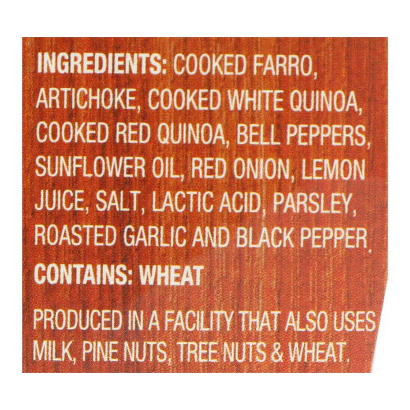 Cucina And Amore - Farro - Artichoke - Lemon - Garlic - Case Of 6 - 7.9 Oz - GreatEagleInc