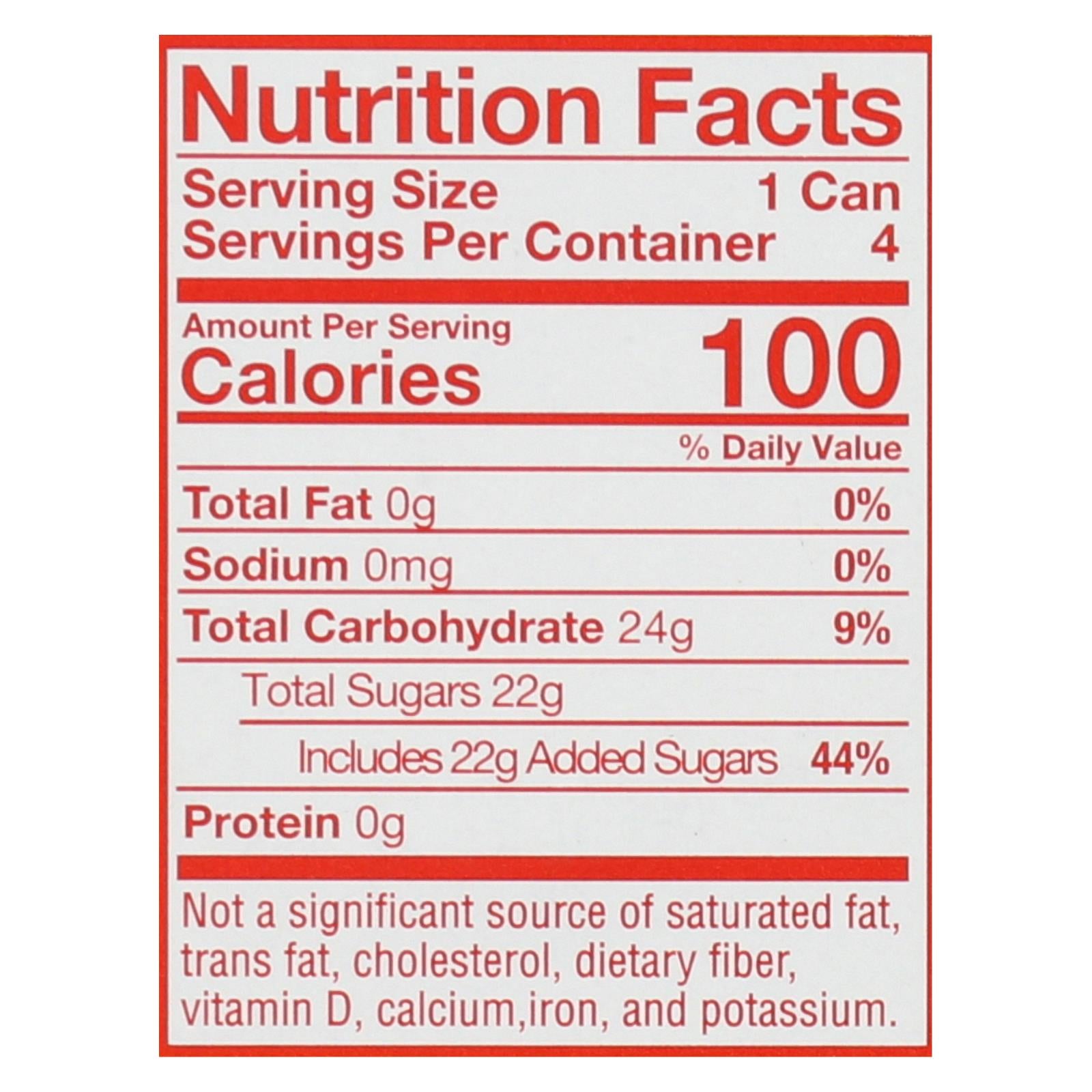 Q Drinks - Sparkling Grapefruit - Case Of 6/4 Packs - 7.5oz Cans - GreatEagleInc