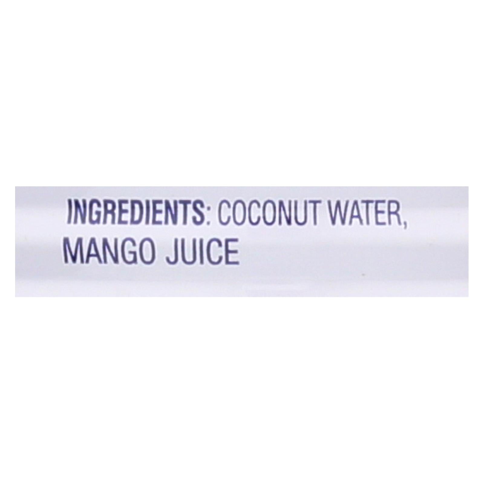 C2o - Pure Coconut Water - Mango - Case Of 12 - 17.5 Fl Oz. - Eco-Friendly Home & Grocery