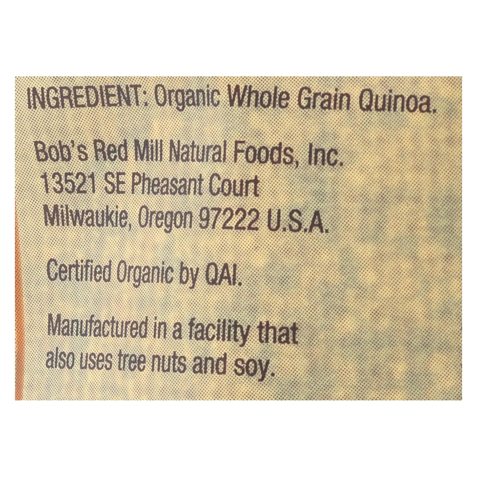 Bob's Red Mill Organic Whole Grain Tri-color Quinoa - Case Of 4 - 26 Oz - GreatEagleInc