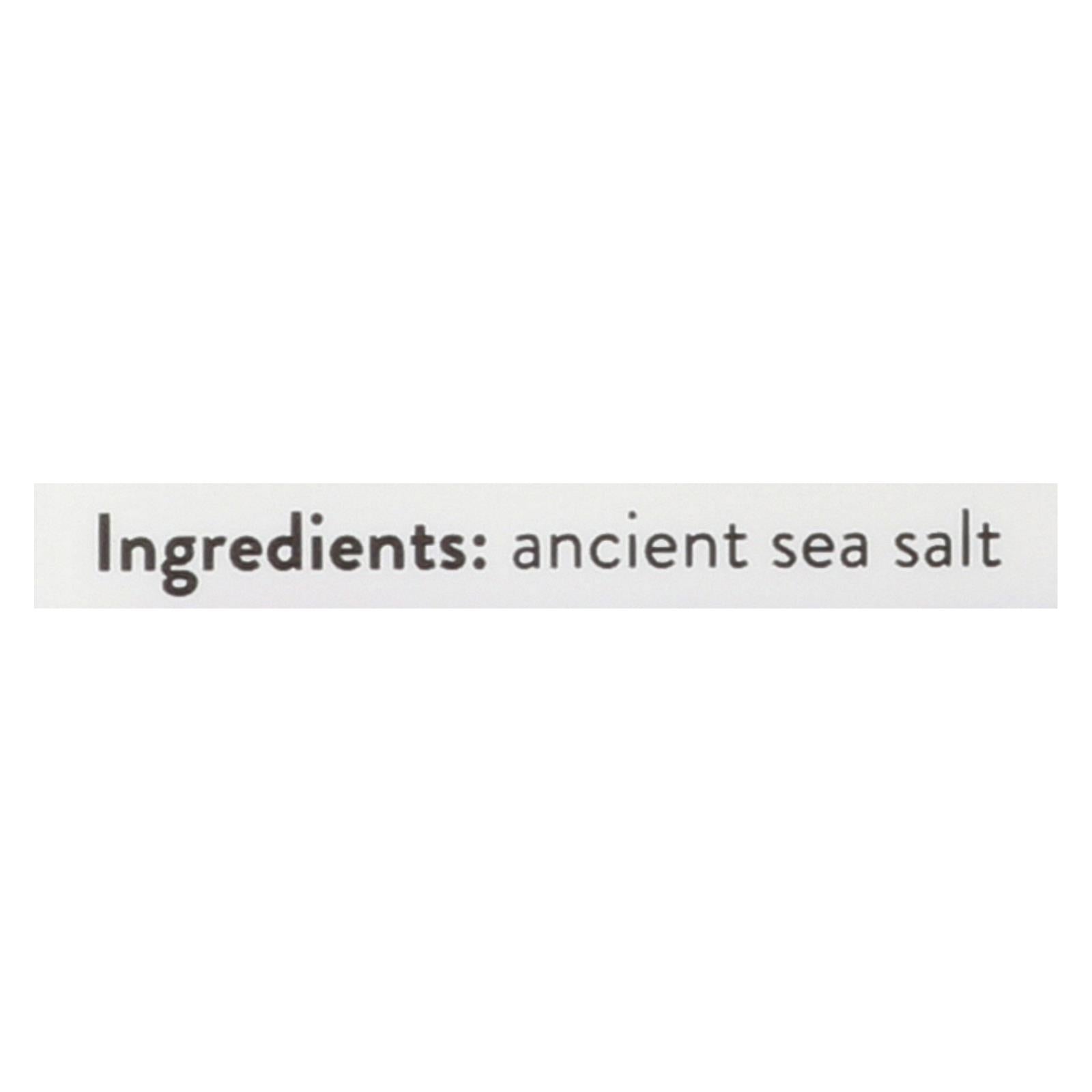 Real Salt Sea Salt - Ancient - Fine - Pouch - Case Of 6 - 16 Oz - GreatEagleInc