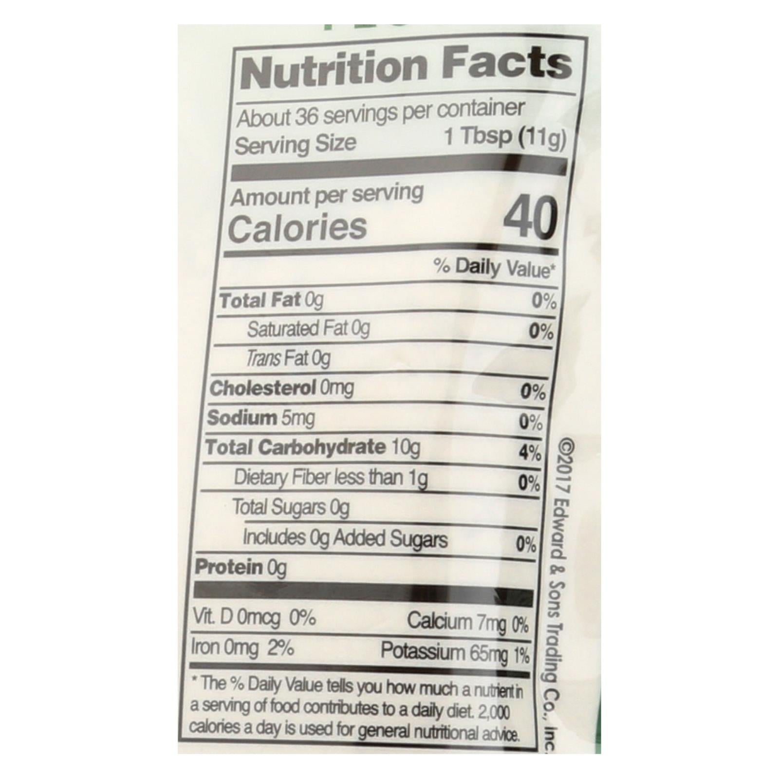 Let's Do Organic Organic Flour - Green Banana - Case Of 6 - 14 Oz - GreatEagleInc