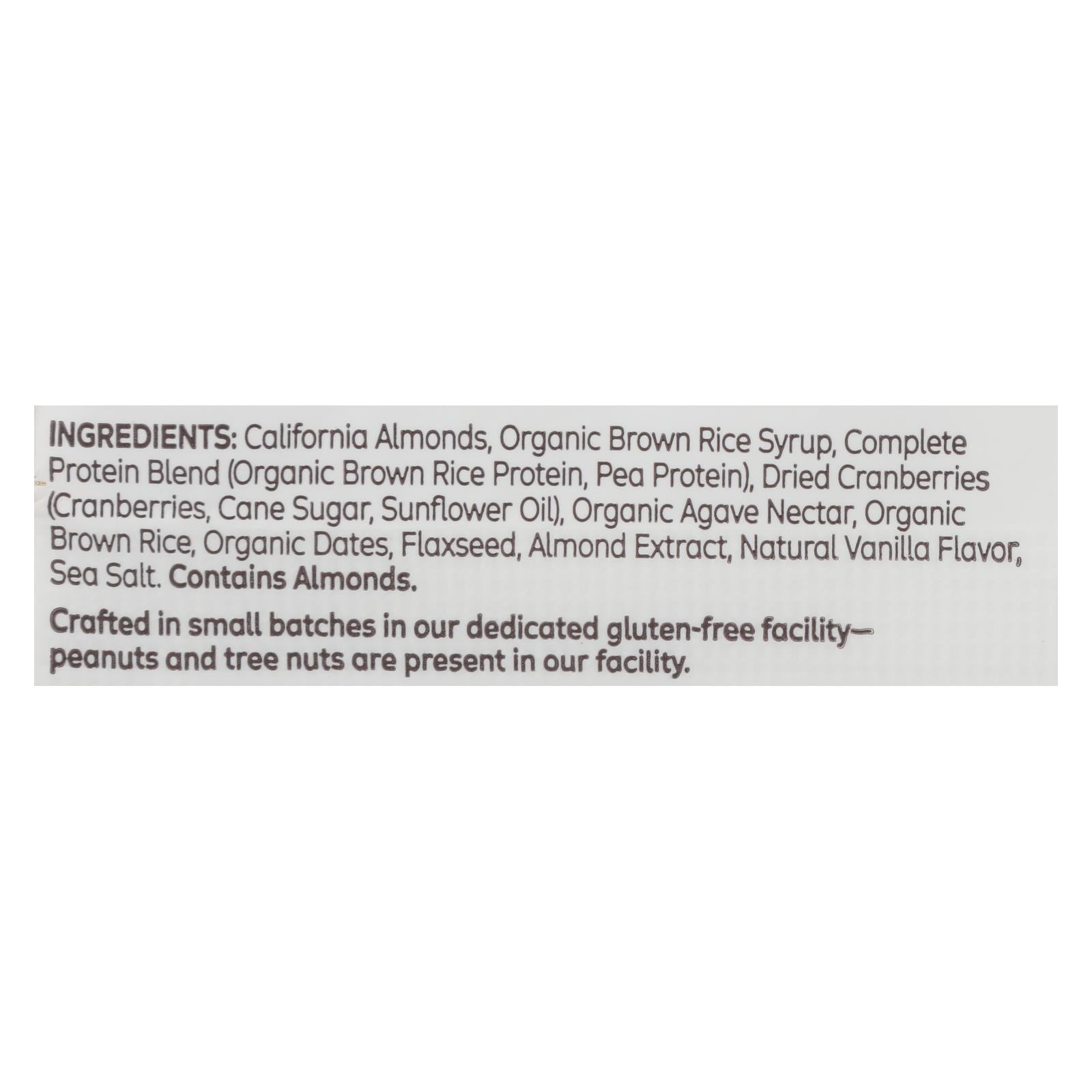 The Gluten Freeb Bar - Cranberry Toasted Almond - Gluten Free - Case Of 12 - 2.05 Oz - Eco-Friendly Home & Grocery