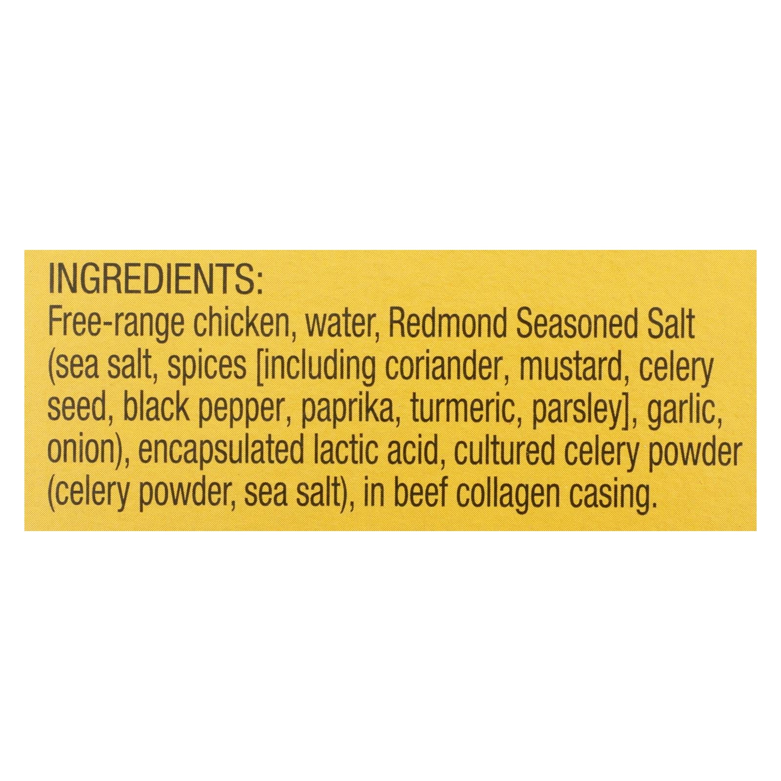 Nick's Sticks - Snack Stk Chicken Fr Rnge - Case Of 25 - 1.7 Oz - GreatEagleInc