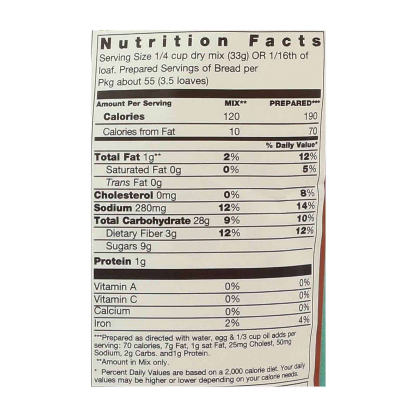 Pamela's Products - Bread Mix - Case Of 3 - 4 Lb. - GreatEagleInc