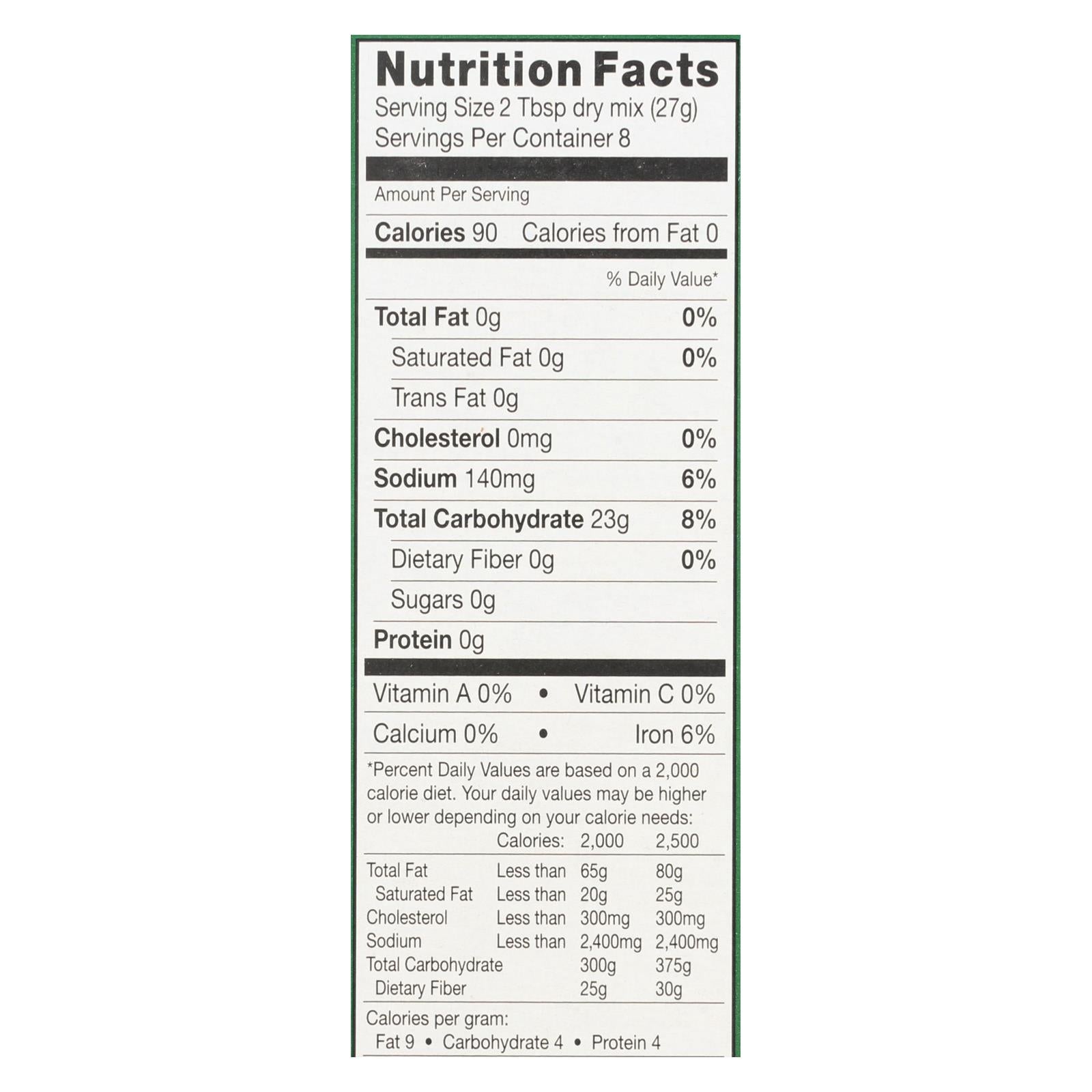 Chebe Bread Products - Pizza Crust Mix - Case Of 8 - 7.5 Oz. - GreatEagleInc