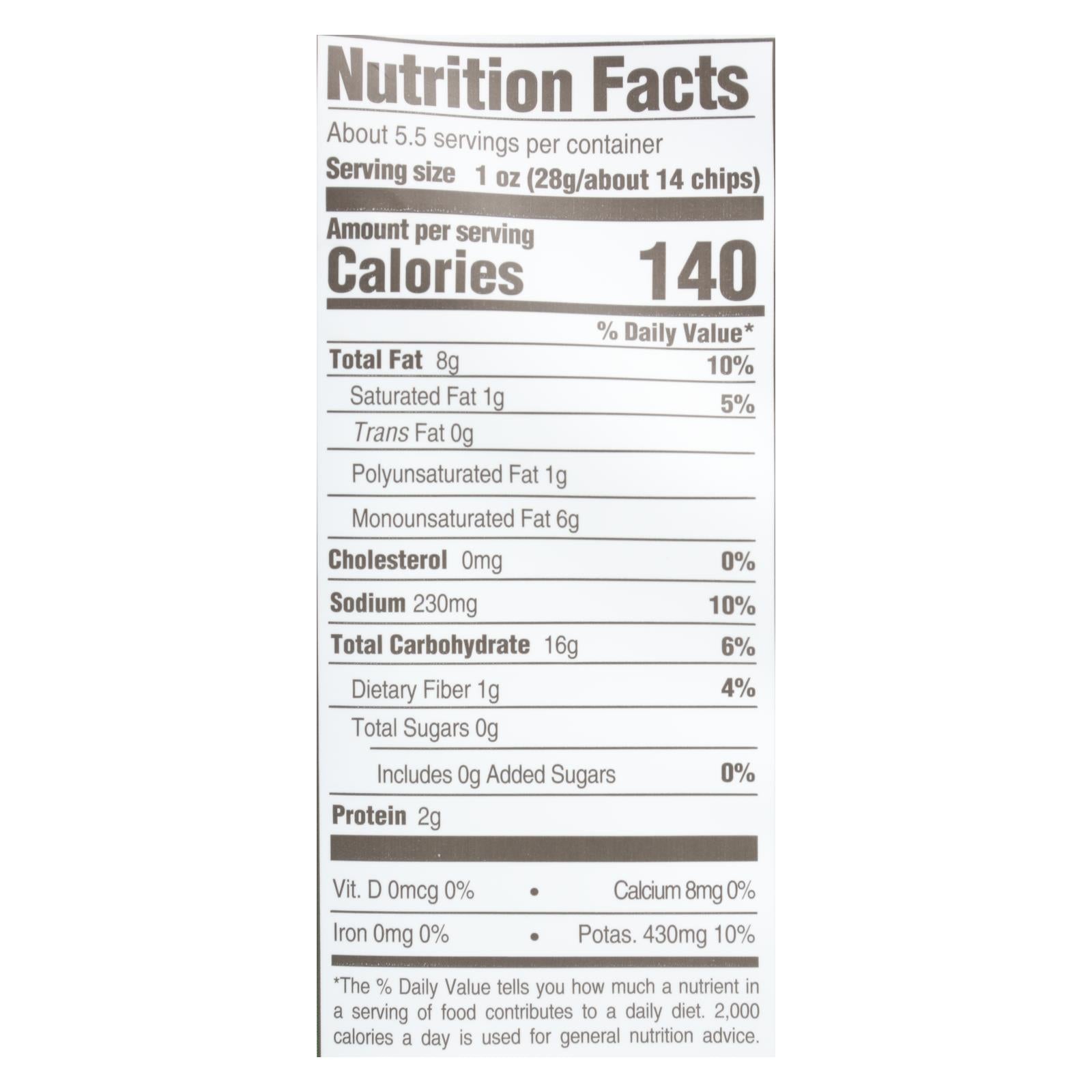 Boulder Canyon - Kettle Chips - Malt Vinegar And Sea Salt - Case Of 12 - 5.25 Oz. - GreatEagleInc