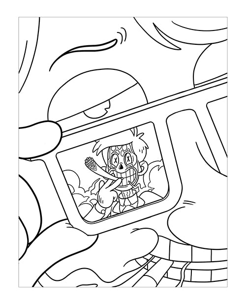 Wood Rocket Killer Buds Adult Coloring Book - GreatEagleInc