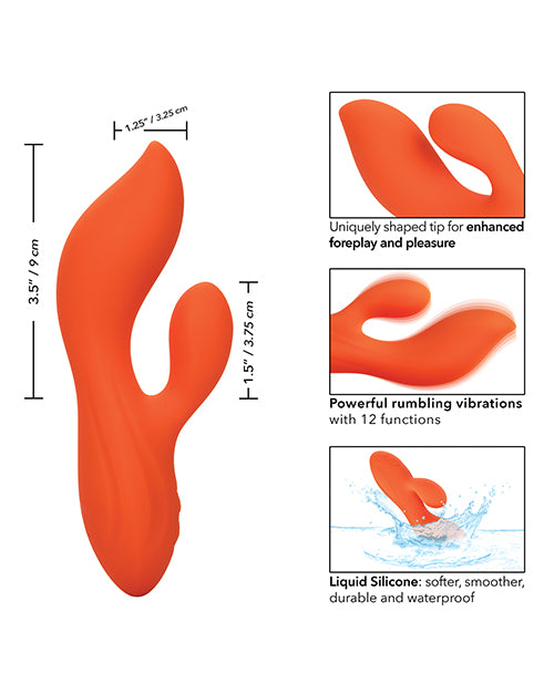 Stella Liquid Silicone Dual Teaser - Red - GreatEagleInc