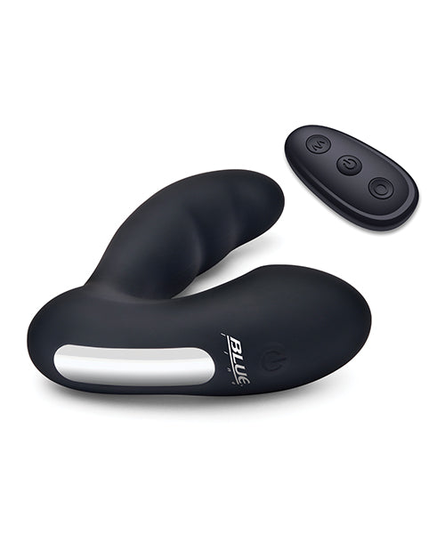 Blue Line Vibrating Prostate Prober W/remote - Black - GreatEagleInc