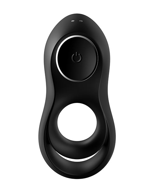 Satisfyer Legendary Duo Ring Vibrator - Black - GreatEagleInc