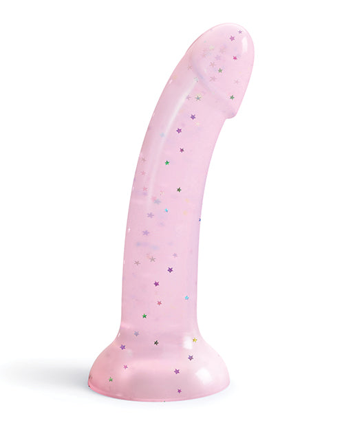 Love To Love Curved Suction Cup Dildolls Starlight - Pink - GreatEagleInc
