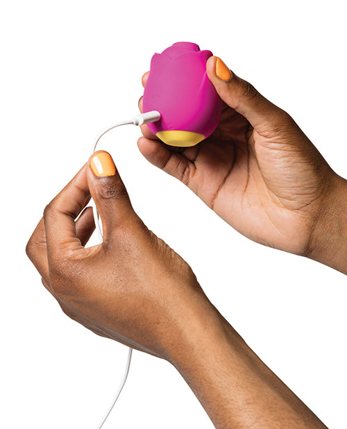 Romp Rose Clit Stimulator - Pink - GreatEagleInc