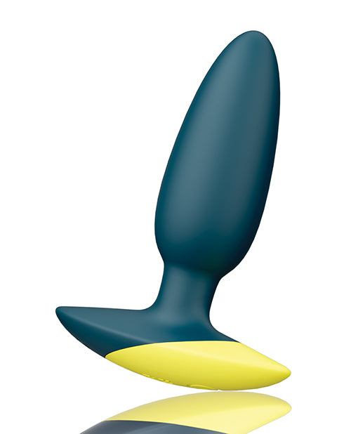 Romp Bass Vibrating Anal Plug - Teal - GreatEagleInc