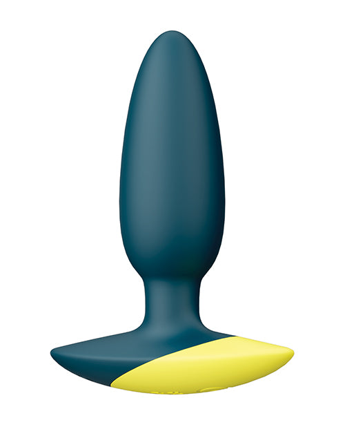 Romp Bass Vibrating Anal Plug - Teal - GreatEagleInc