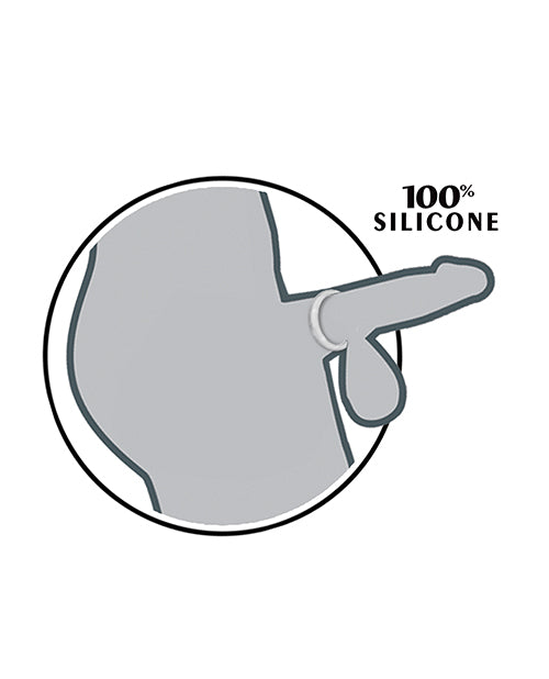 Enhancer Silicone Cockrings - Clear - GreatEagleInc