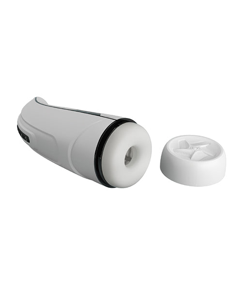 Pretty Love Marissa Vibrating & Licking Masturbator - White - GreatEagleInc