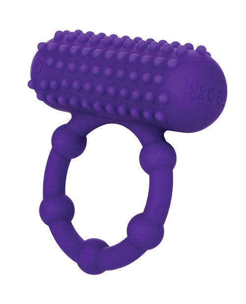 Silicone Rechargeable 5 Bead Maximus Ring - Purple - GreatEagleInc