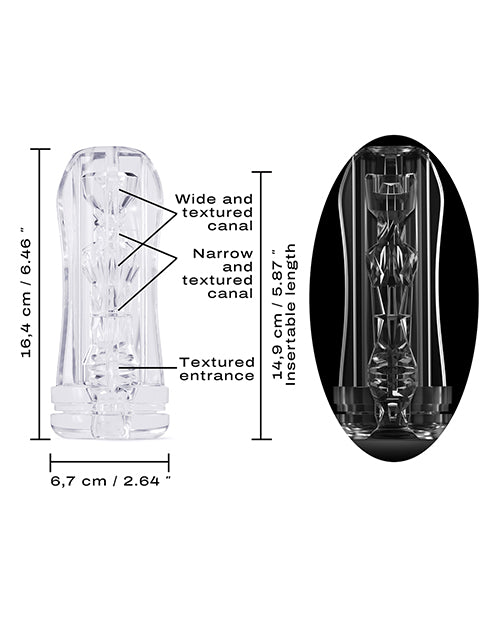 Dorcel Deep Blow Multi Sensation Sleeve - Clear - GreatEagleInc