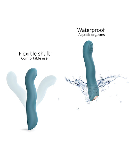Love To Love Swap Tapping Vibrator - Teal Me - GreatEagleInc