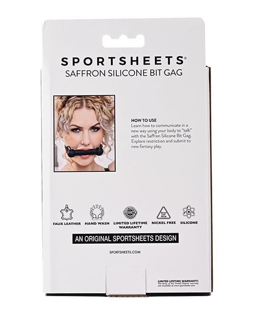 Saffron Silicone Bit Gag - GreatEagleInc