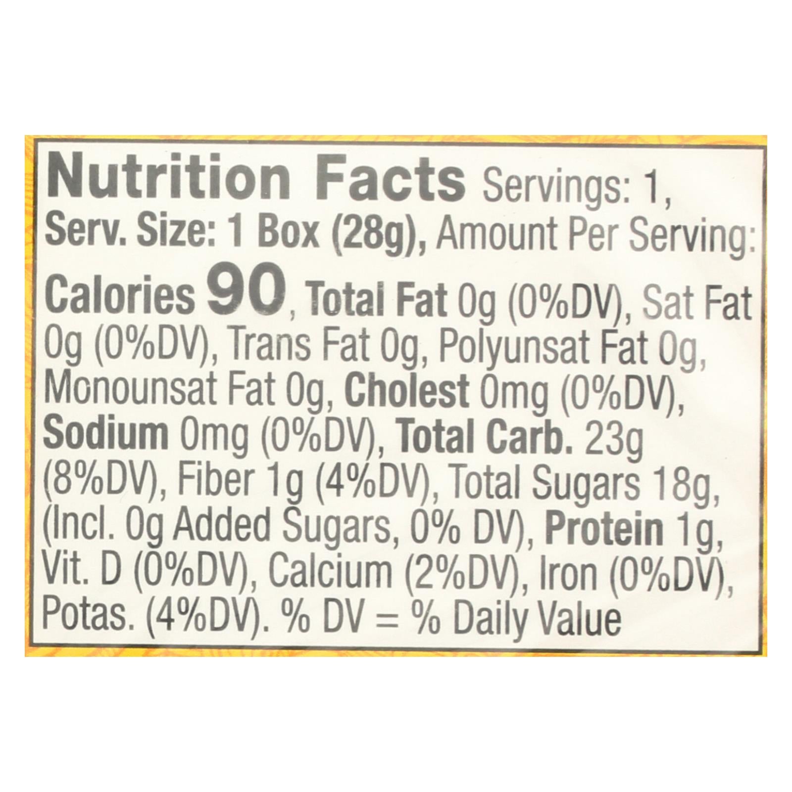 Newman's Own Organics Raisins  - Case Of 12 - 6/1.0 Oz - GreatEagleInc