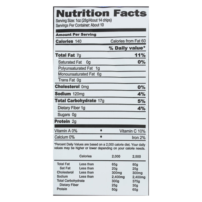 Boulder Canyon Natural Foods - Chips Ktl Cnct Avo S Salt - Case Of 12 - 10.00 Oz - GreatEagleInc