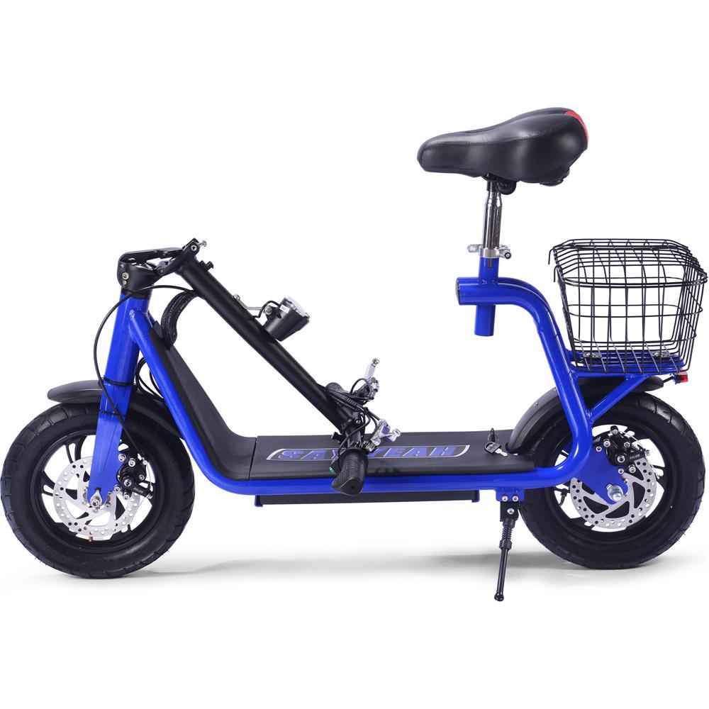 Mototec Metro 36v 500w Lithium Electric Scooter Blue