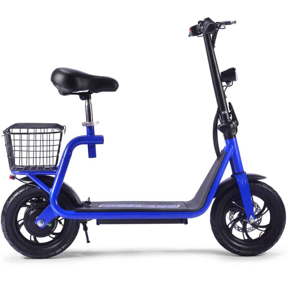 Mototec Metro 36v 500w Lithium Electric Scooter Blue