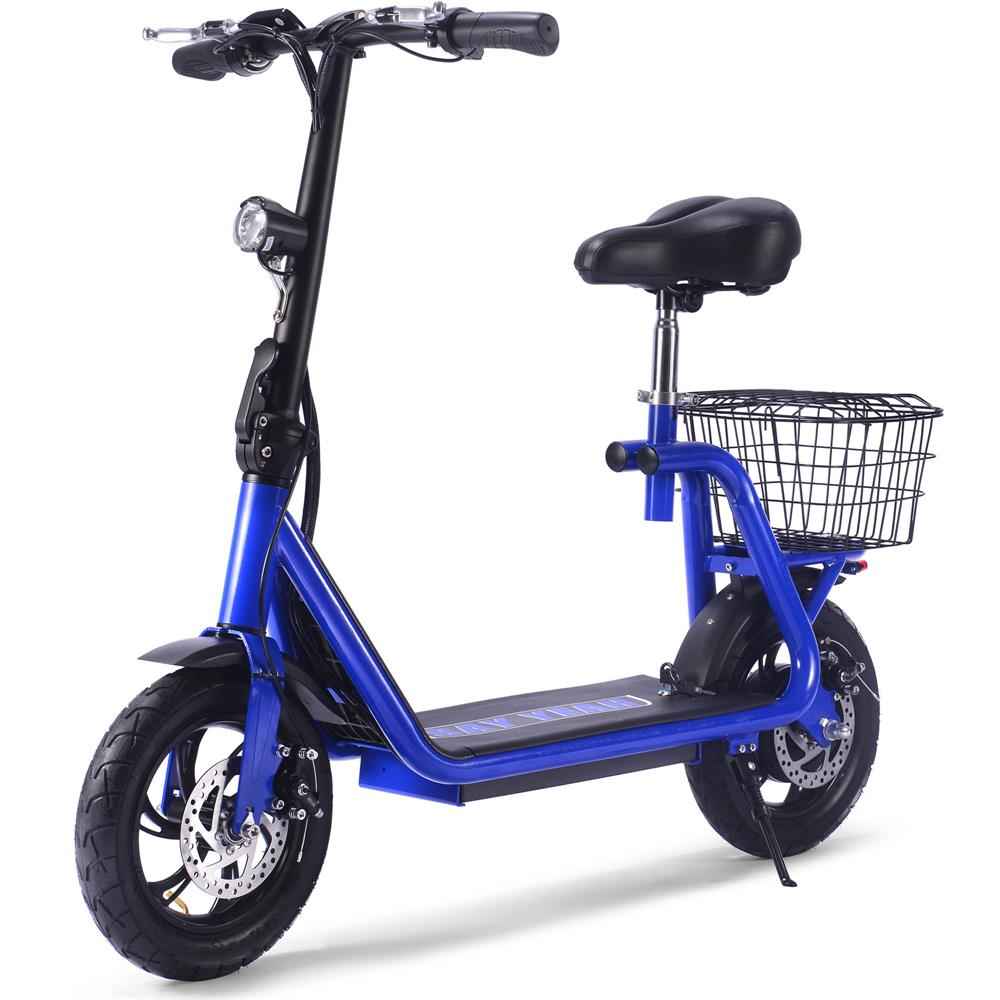 Mototec Metro 36v 500w Lithium Electric Scooter Blue