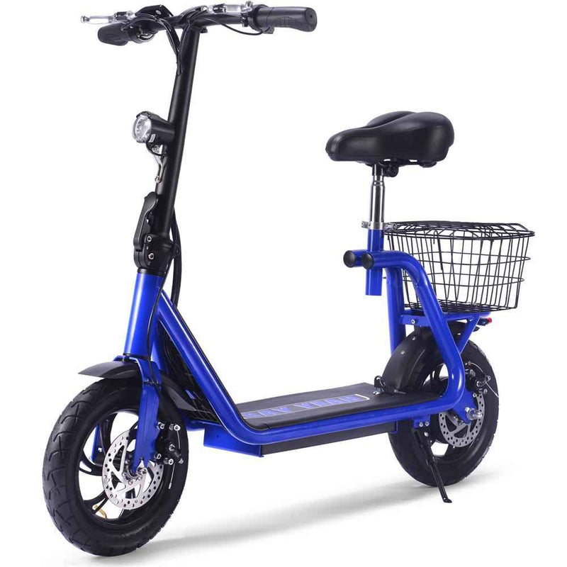 Mototec Metro 36v 500w Lithium Electric Scooter Blue