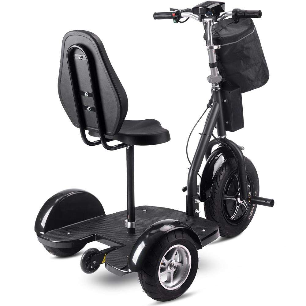 Mototec Electric Trike 48v 1000w Lithium Black - Apparel & Accessories
