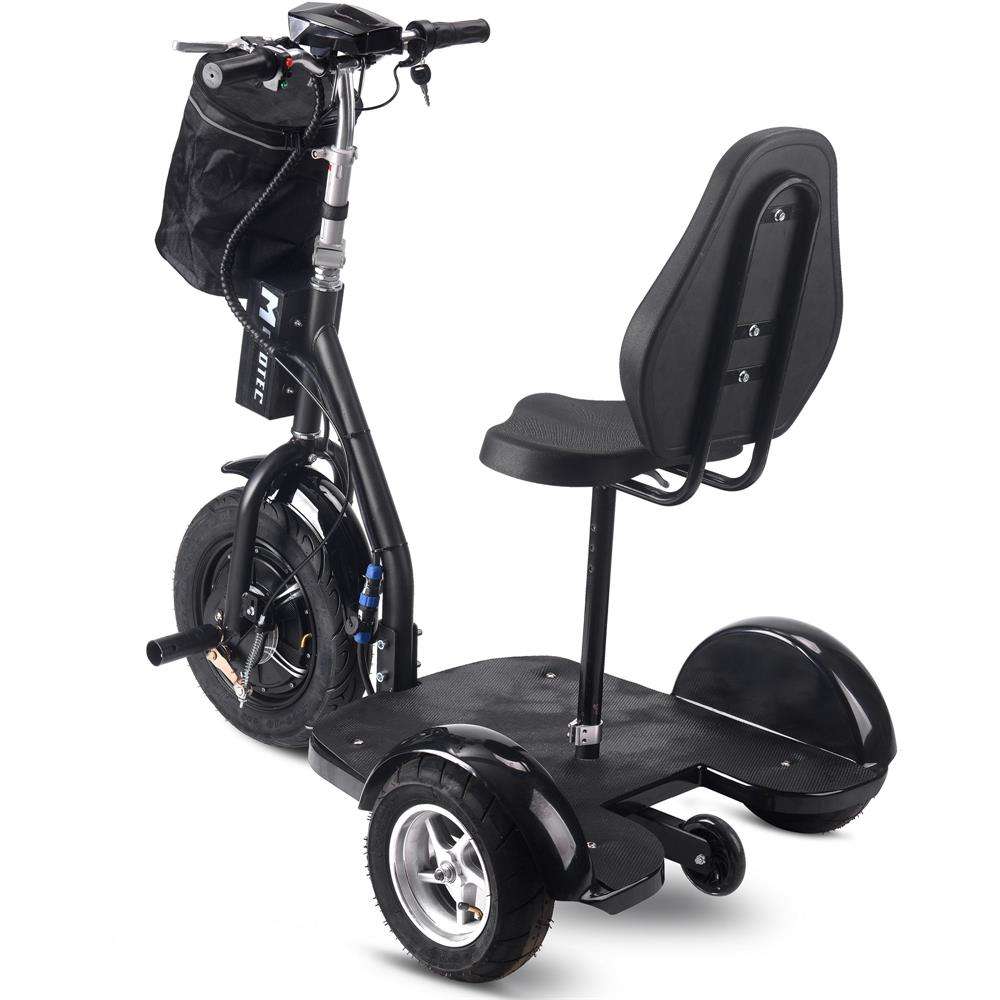 Mototec Electric Trike 48v 1000w Lithium Black - Apparel & Accessories
