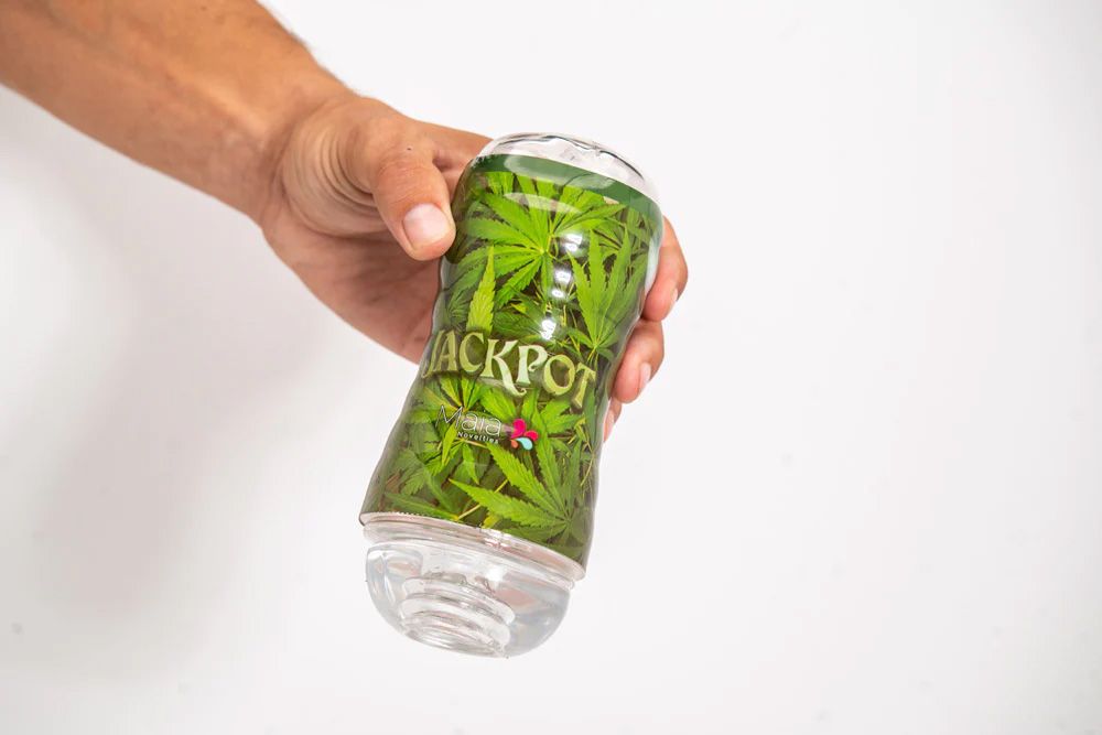 Jackpot Cannabis Crystal Clear Stroker - GreatEagleInc