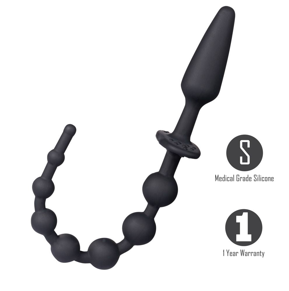 Sorra 2-ended Anal Beads & Plug - GreatEagleInc
