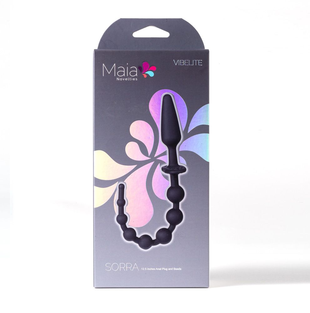 Sorra 2-ended Anal Beads & Plug - GreatEagleInc