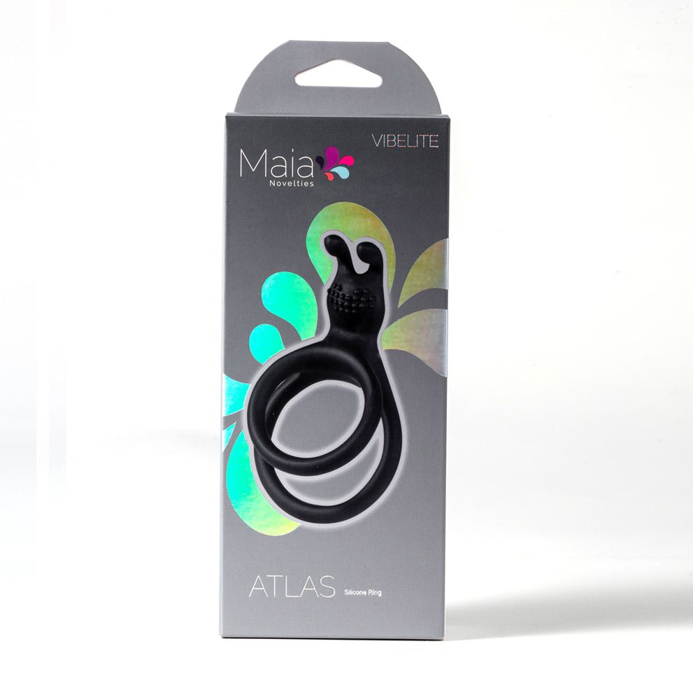 Atlas Silicone Bunny Headed Cock Ring - Adult Products