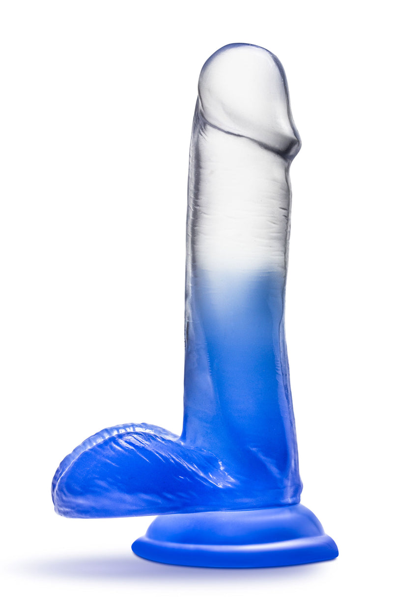 B Yours - Stella Blue - 6 Inch Dildo - Blue - GreatEagleInc