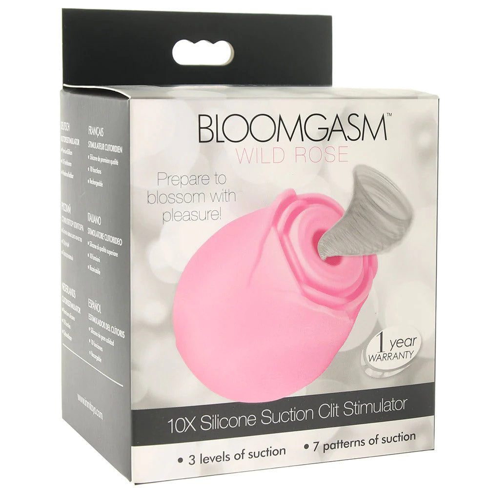 Inmi - Bloomgasm Wild Rose 10x Suction - Pink - GreatEagleInc