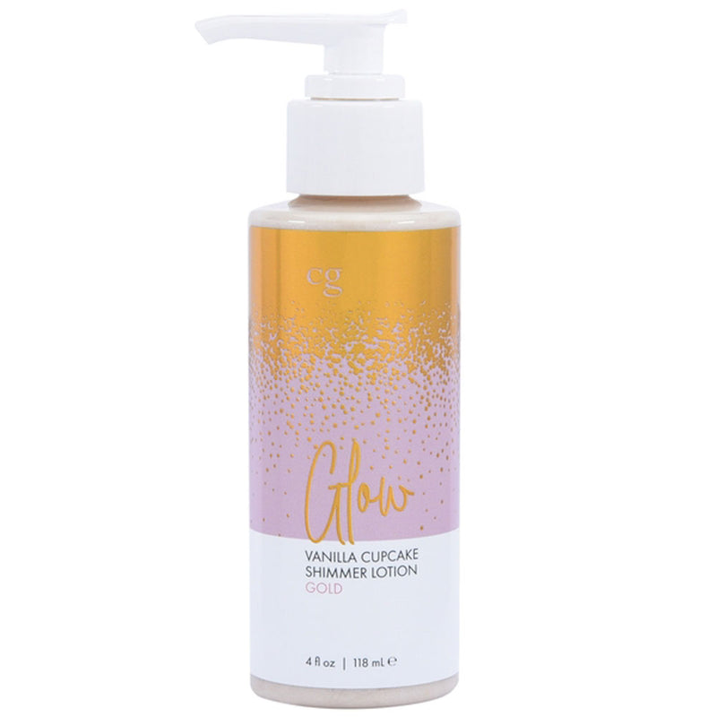 Glow Vanilla Cupcake Shimmer Lotion Gold 4 Oz - GreatEagleInc