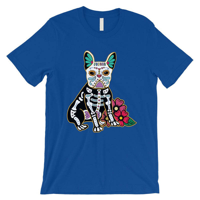 Frenchie Day Of Dead Funny Halloween Costume Cute Mens T-Shirt