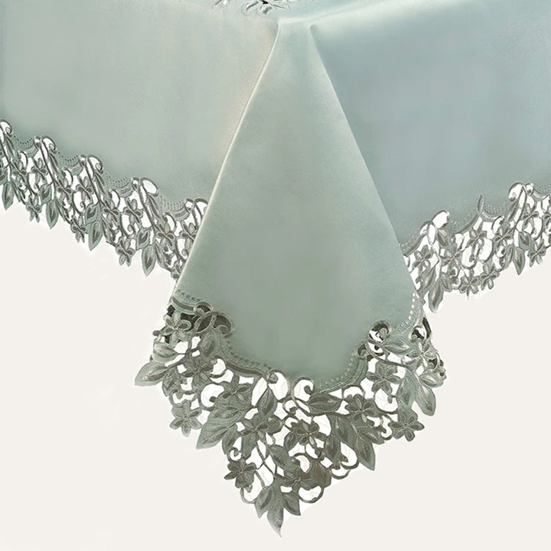 Alvina Collection - Gray / Set of 4 / Doilies - Home Decor